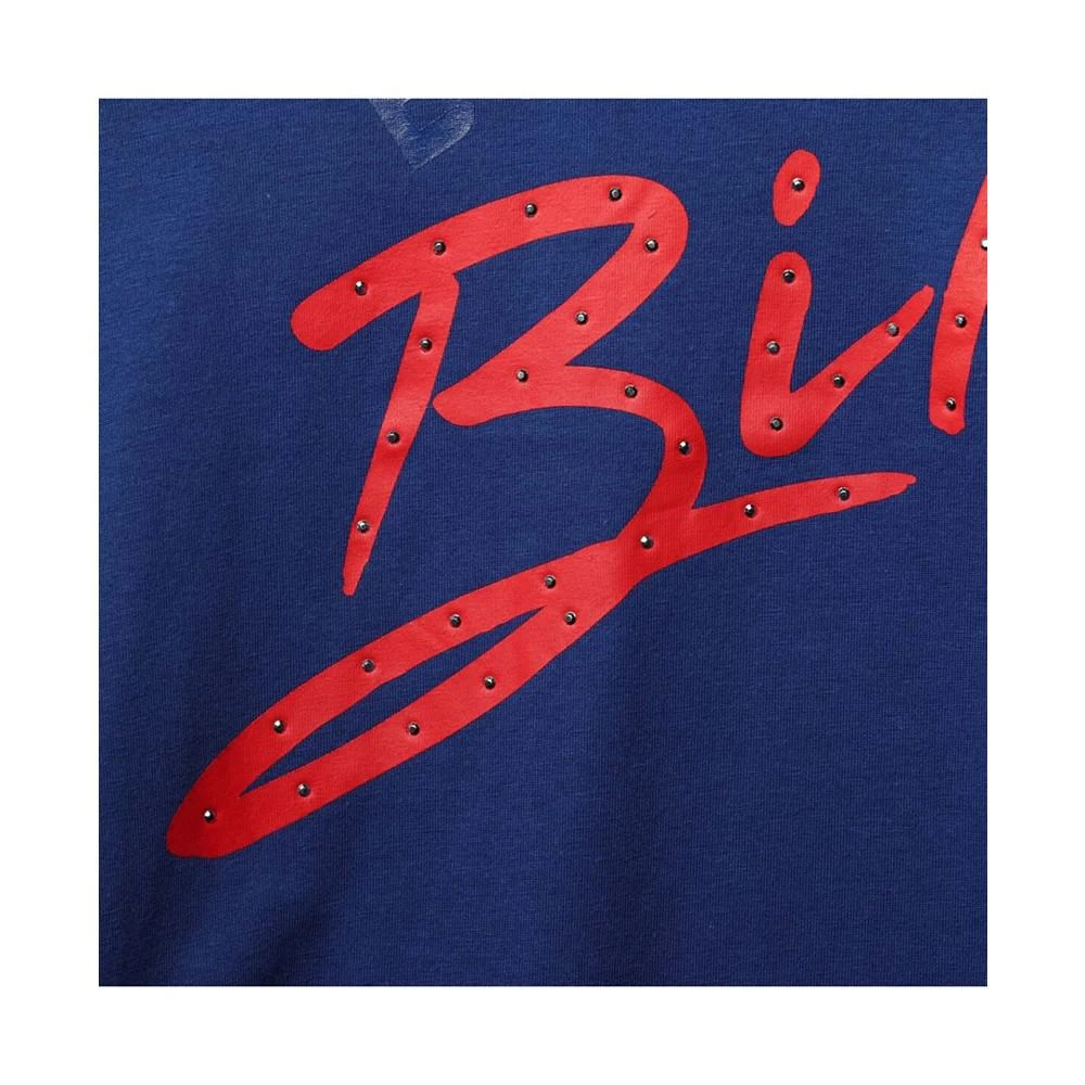 商品Tommy Hilfiger|Women's Royal Buffalo Bills Riley V-Neck T-shirt,价格¥192,第4张图片详细描述