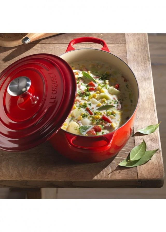 商品Le Creuset|Signature cast iron oval casserole 25cm cerise,价格¥2520,第4张图片详细描述