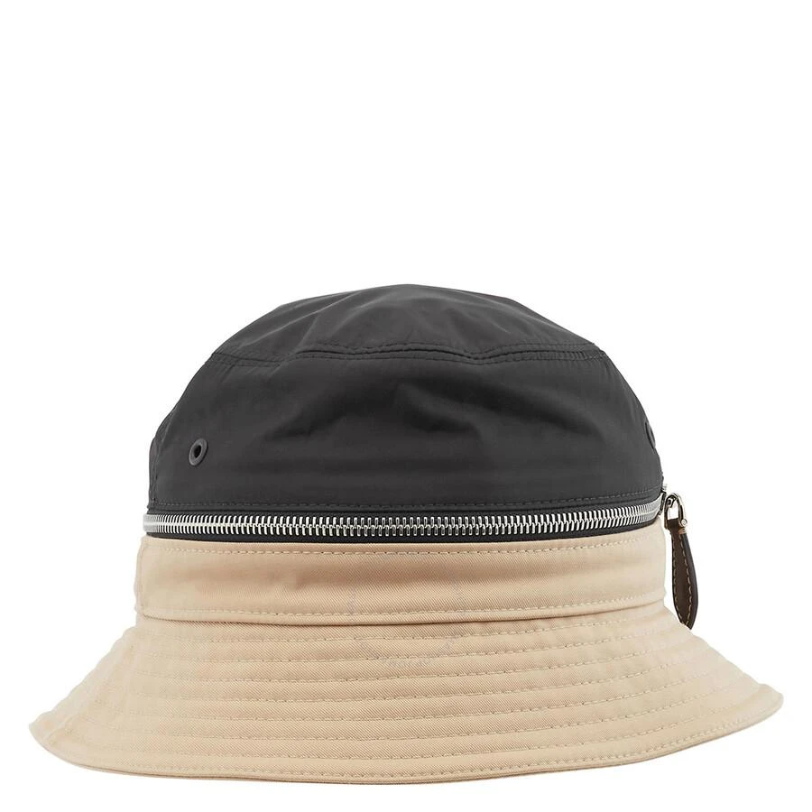 商品Burberry|Men's Soft Fawn Wide Brim Bucket Hat,价格¥1726,第1张图片