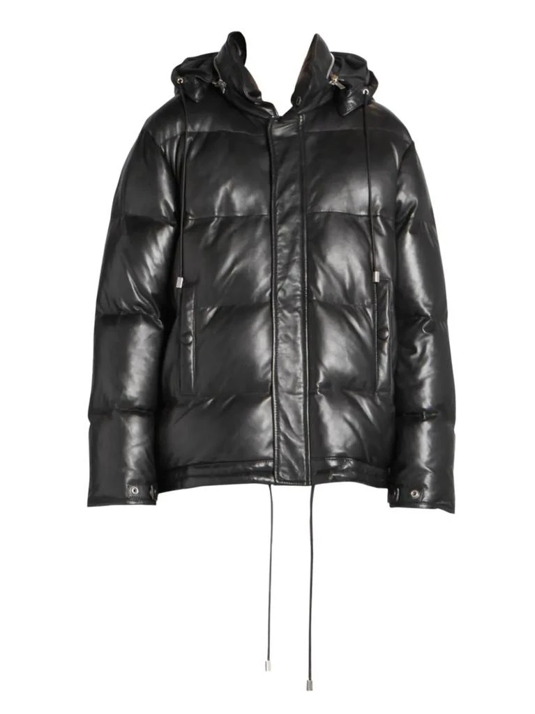 商品Yves Saint Laurent|Saint Laurent - Leather Down Puffer Jacket,价格¥10732,第1张图片