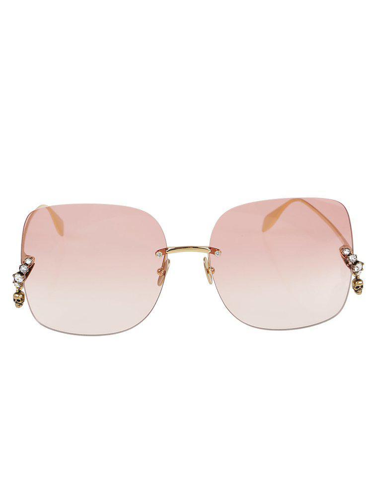 商品Alexander McQueen|Alexander McQueen Eyewear Square Frame Sunglasses,价格¥3704,第1张图片