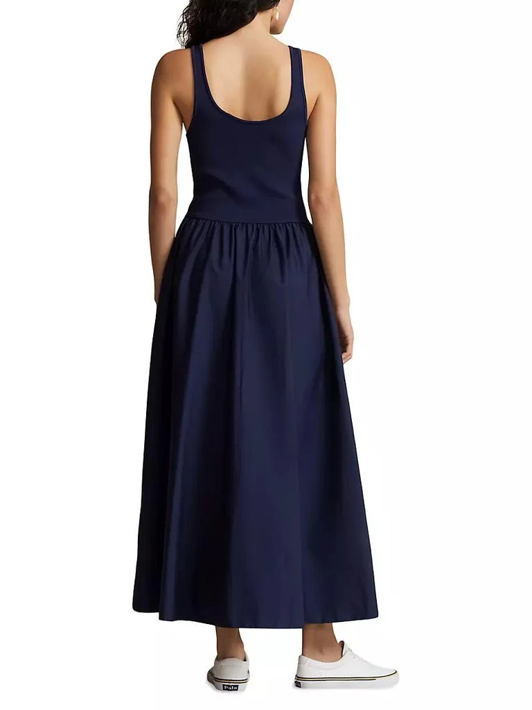 商品Ralph Lauren|Scoopneck Flared Midi-Dress,价格¥2967,第4张图片详细描述