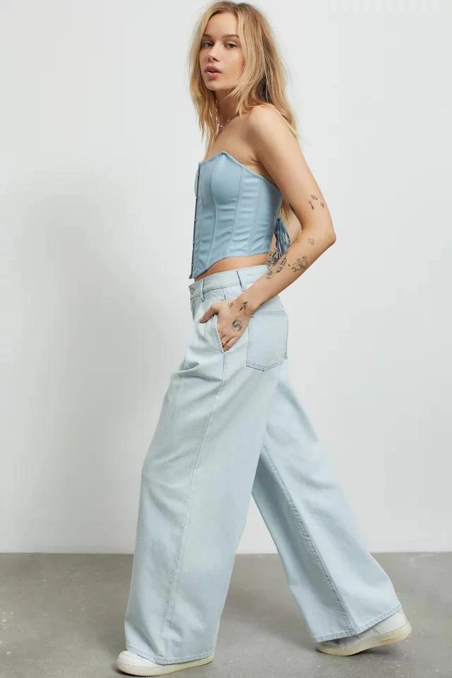 商品BDG|BDG Loose Pleat Trouser Jean,价格¥151,第5张图片详细描述
