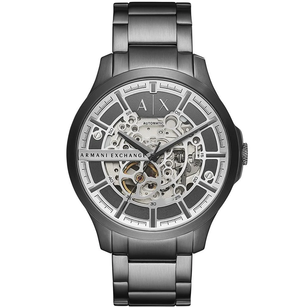 商品Armani Exchange|Men's Gray Stainless Steel Bracelet Watch 46mm,价格¥2171,第1张图片