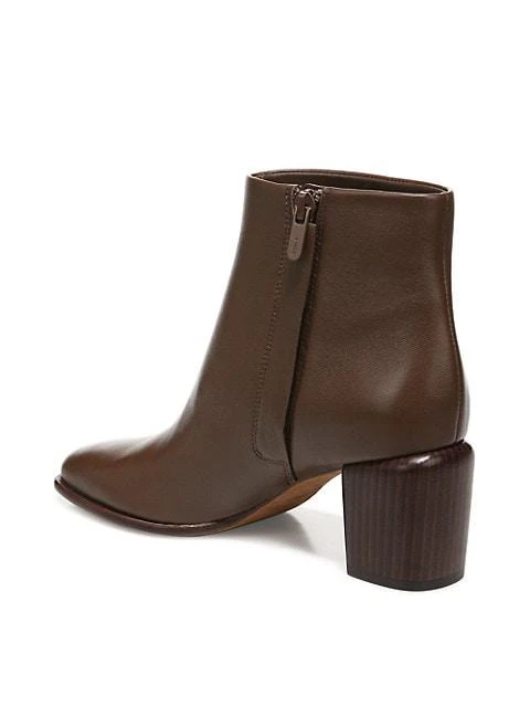 商品Vince|Maggie Leather Ankle Boots,价格¥977,第3张图片详细描述