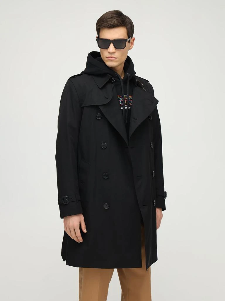 商品Burberry|Kensington Cotton Trench Coat,价格¥19053,第1张图片详细描述