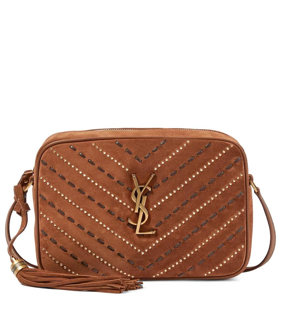 商品Yves Saint Laurent|Lou Camera suede crossbody bag,价格¥12236,第1张图片