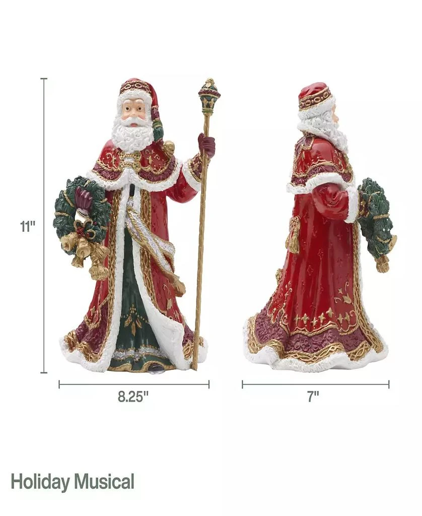 Noel Holiday Musical Santa Figurine, 11-inch 商品