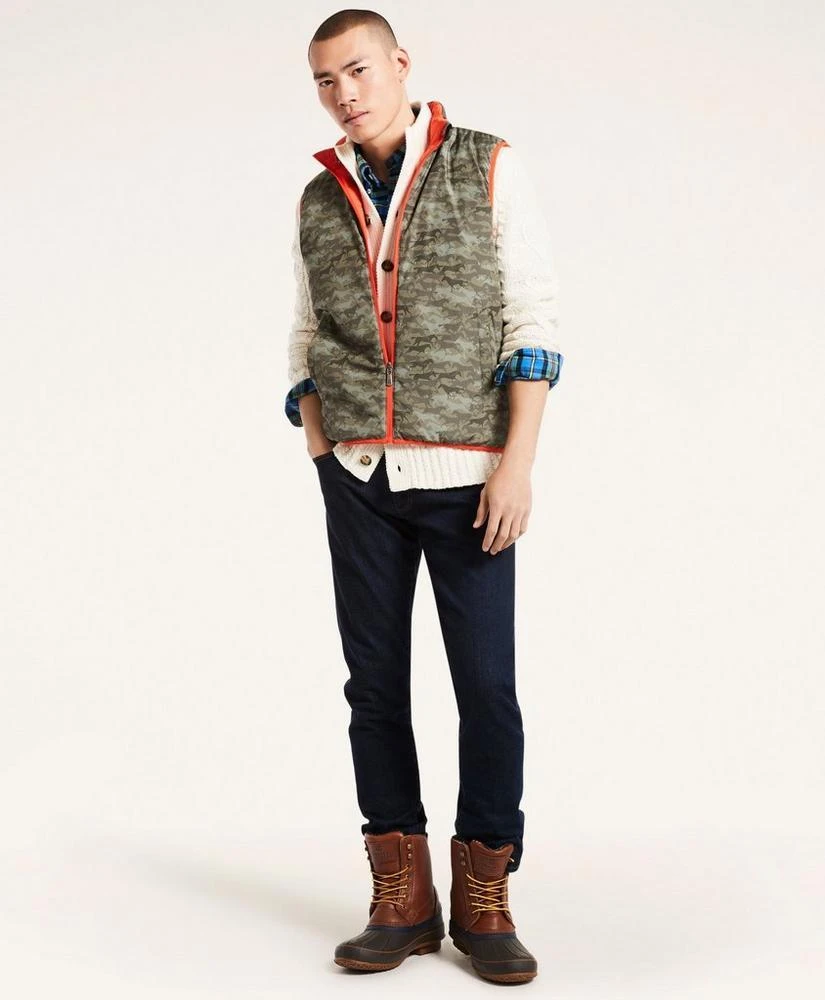 商品Brooks Brothers|Camo Reversible Quilted Puffer Vest,价格¥245,第1张图片