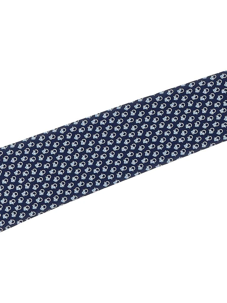 商品Salvatore Ferragamo|Printed Tie Ties, Papillon Blue,价格¥1229,第3张图片详细描述