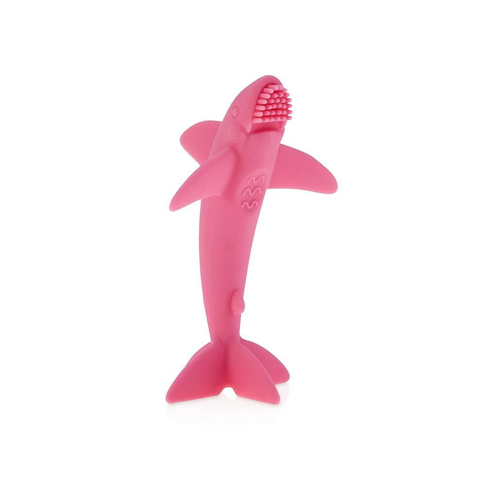 商品Nuby|Grooming Lil Shark Massaging Toothbrush, Pink,价格¥94,第1张图片