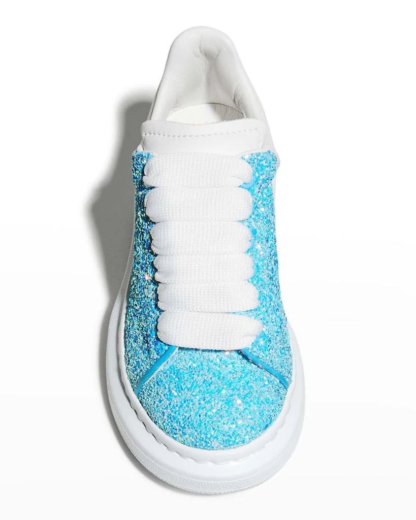 商品Alexander McQueen|Girl's Oversized Glitter Sneakers, Toddler/Kids,价格¥1374,第5张图片详细描述