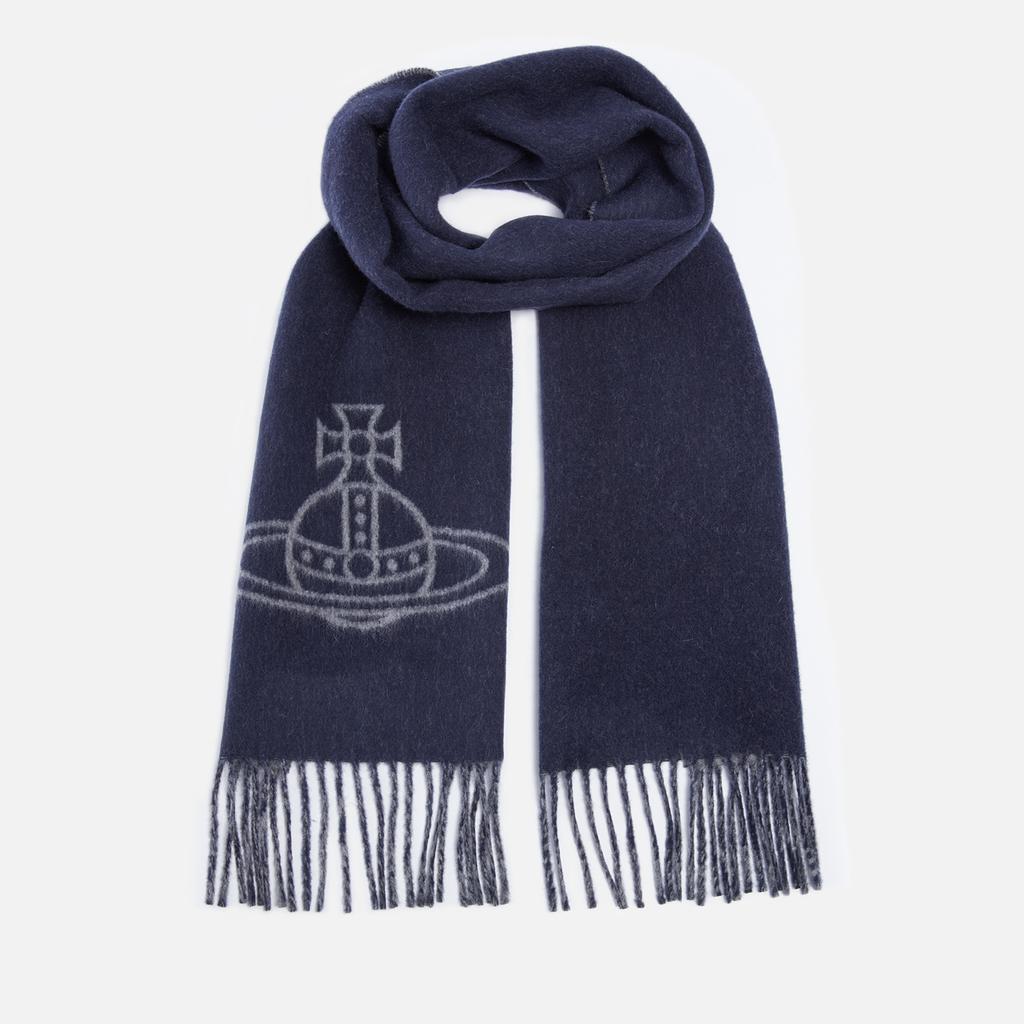 Vivienne Westwood Orb-Logo Wool Scarf商品第1张图片规格展示