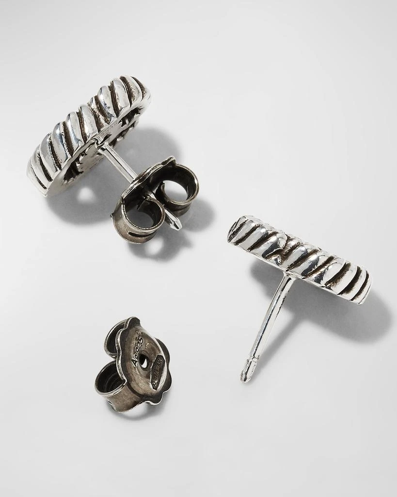 商品Gucci|GG Marmont Stud Earrings in Aged Silver,价格¥2465,第4张图片详细描述