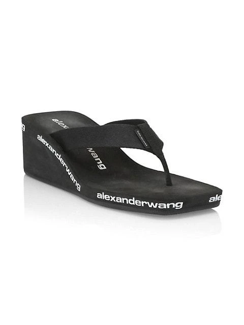 商品Alexander Wang|AW Thong Wedge Mules,价格¥1127,第2张图片详细描述