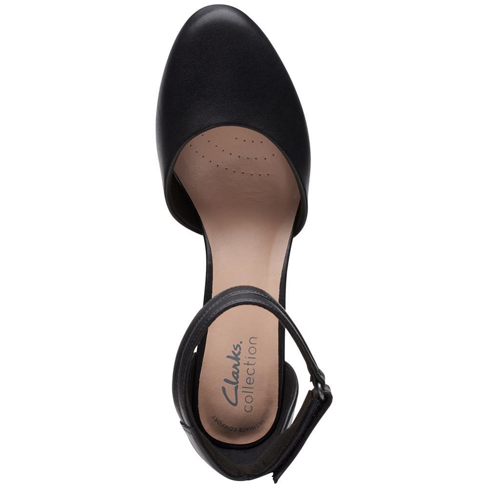 商品Clarks|Women's Ambyr Skip Ankle-Strap Platform Pumps,价格¥742,第4张图片详细描述