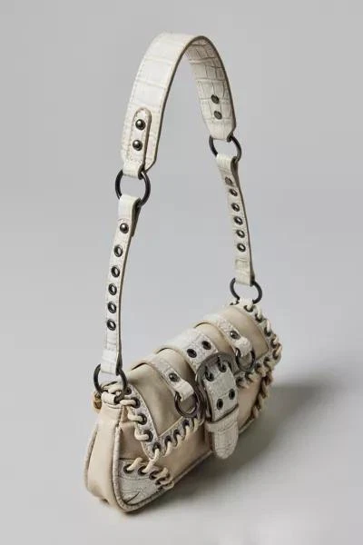 商品Silence + Noise|Silence + Noise Jade Laced Rivet Bag,价格¥377,第3张图片详细描述