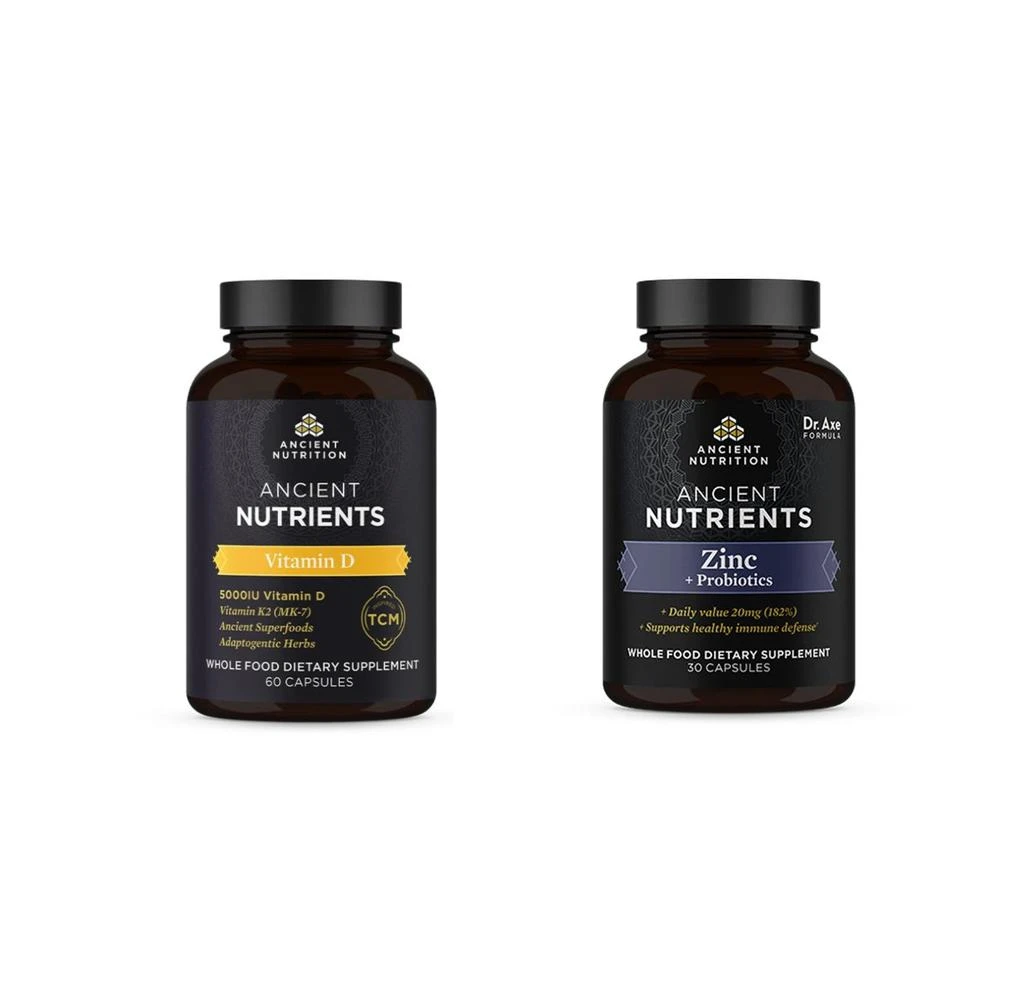 商品Ancient Nutrition|Vitamin D, Zinc Combo - DRTV 15.00% Off Auto renew,价格¥193,第1张图片