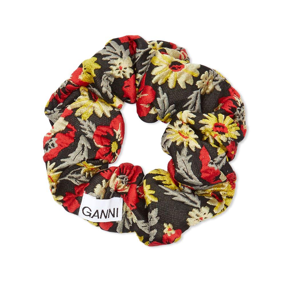 GANNI 3D Jacquard Floral Scrunchie商品第1张图片规格展示