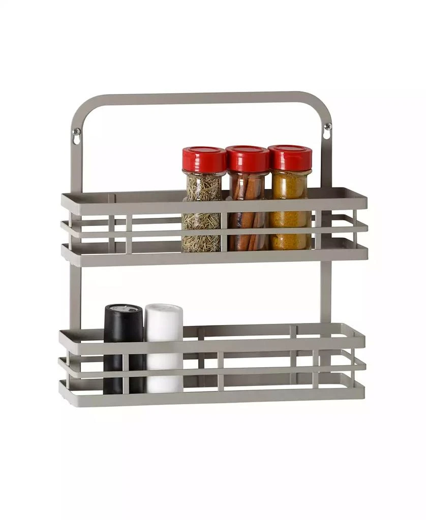 商品Honey Can Do|Over The Door Hooks with Cabinet Door Spice Rack,价格¥225,第4张图片详细描述