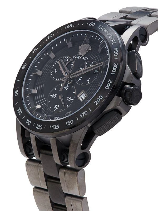 商品Versace|​45MM Stainless Steel Chronograph Watch,价格¥6779,第3张图片详细描述