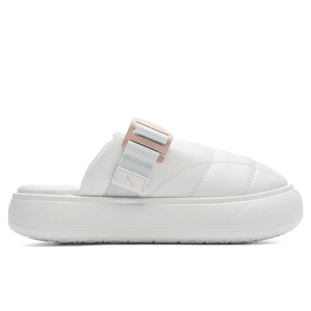 商品Puma|Puma Women's Suede Mayu Mule L - Nimbus Cloud/Platinum Grey,价格¥374,第1张图片