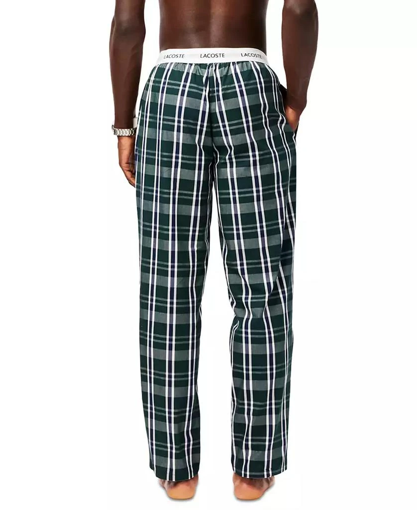 商品Lacoste|Men's Cotton Plaid Pajama Pants,价格¥187,第2张图片详细描述