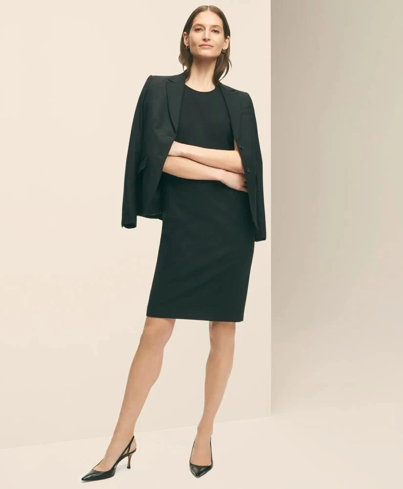 商品Brooks Brothers|The Essential Brooks Brothers Stretch Wool Sheath Dress,价格¥1702,第2张图片详细描述