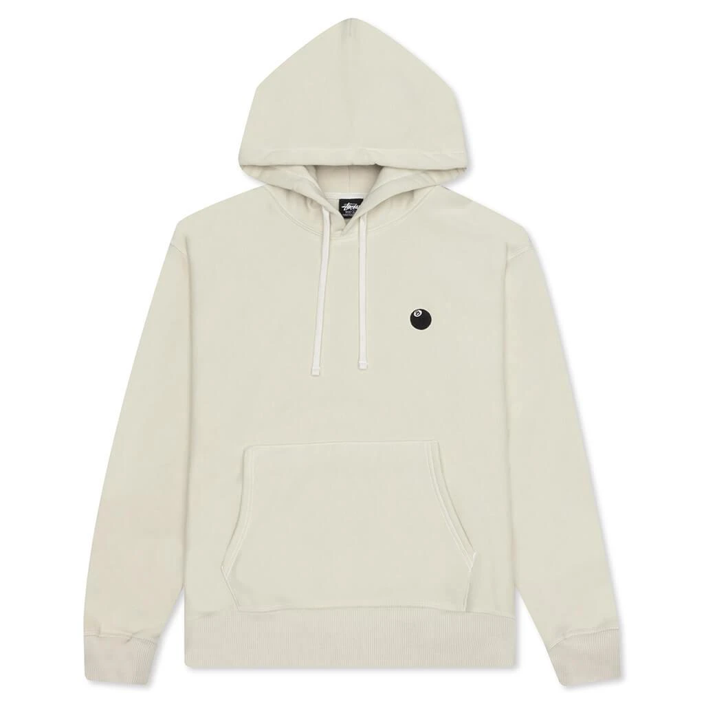 商品STUSSY|Stussy 8 Ball Embroidered Hoodie - Putty,价格¥953,第1张图片