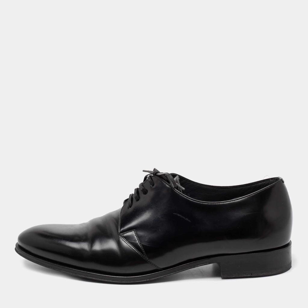 Dior Black Leather Timeless Lace Up Oxford Size 43.5商品第1张图片规格展示