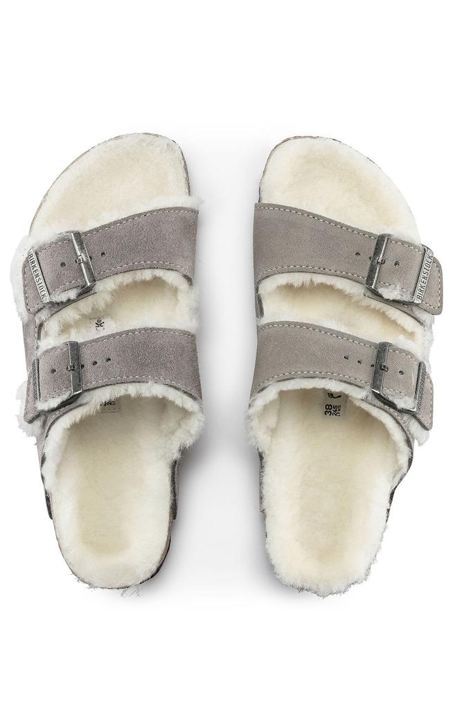 (1017402) Arizona Shearling Sandals - Stone Grey商品第6张图片规格展示