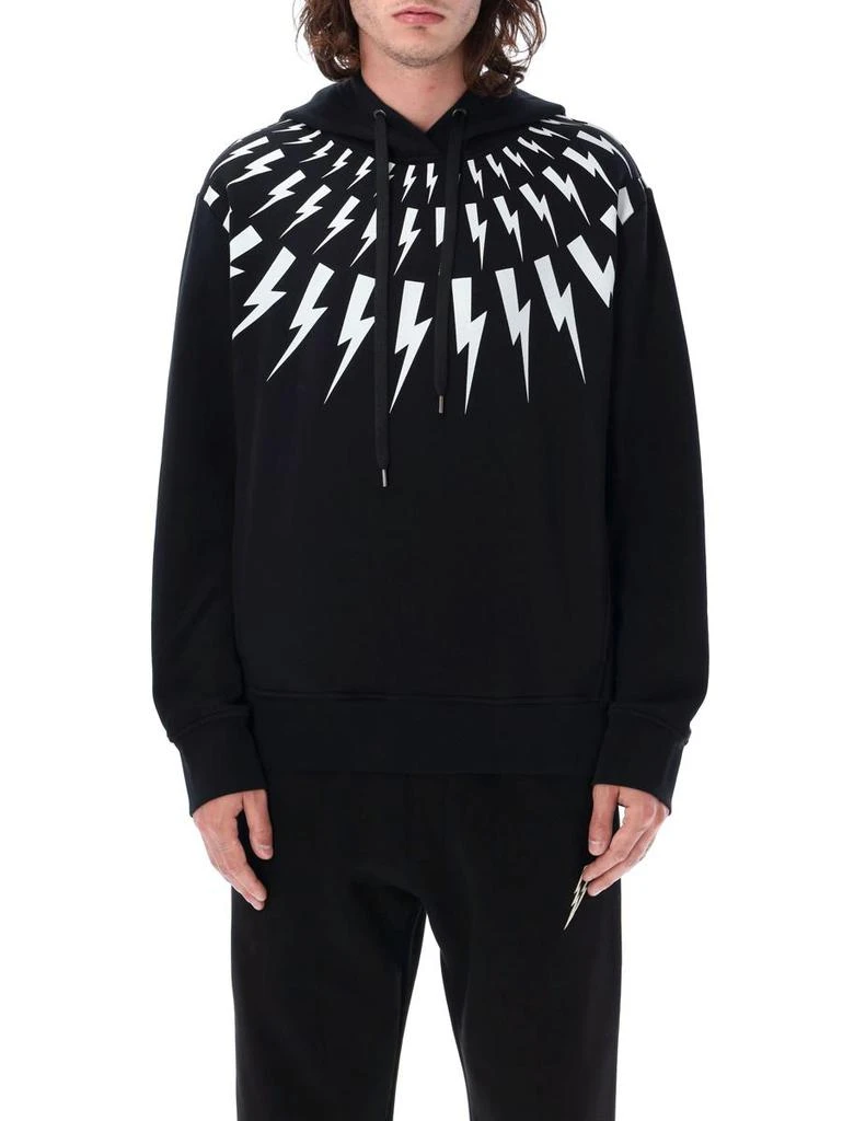 商品Neil Barrett|NEIL BARRETT Hoodie Thunderbolt,价格¥2650,第1张图片