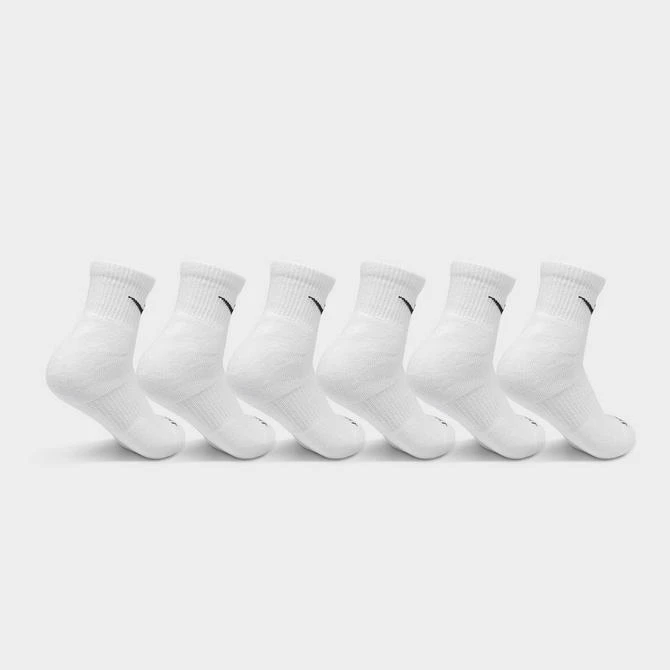 商品NIKE|Nike Everyday Plus Cushioned 6-Pack Quarter Training Socks,价格¥208,第2张图片详细描述