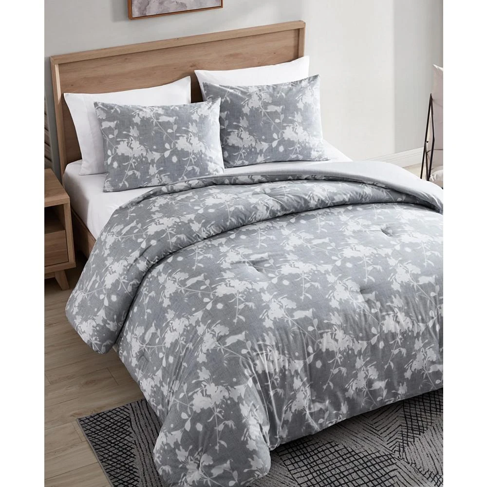 商品Kenneth Cole|CLOSEOUT! Shadow Floral 3 Piece Comforter Set,价格¥935,第4张图片详细描述