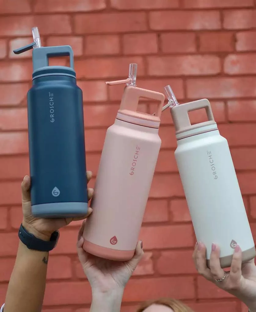 Alpine Flip 'N Sip Insulated, Leakproof Water Bottle with Straw, 40 OZ-2pk 商品