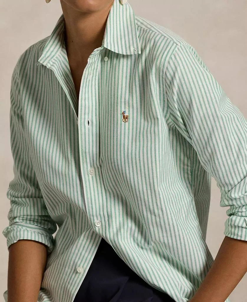 商品Ralph Lauren|Women's Stretch Slim Fit Striped Oxford Shirt,价格¥711,第3张图片详细描述