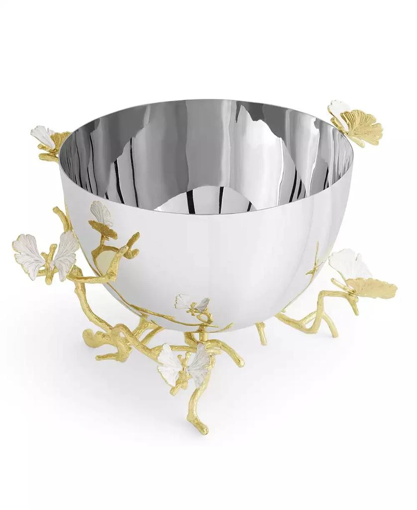 商品Michael Aram|Butterfly Ginkgo Gold Serving Bowl,价格¥1906,第2张图片详细描述