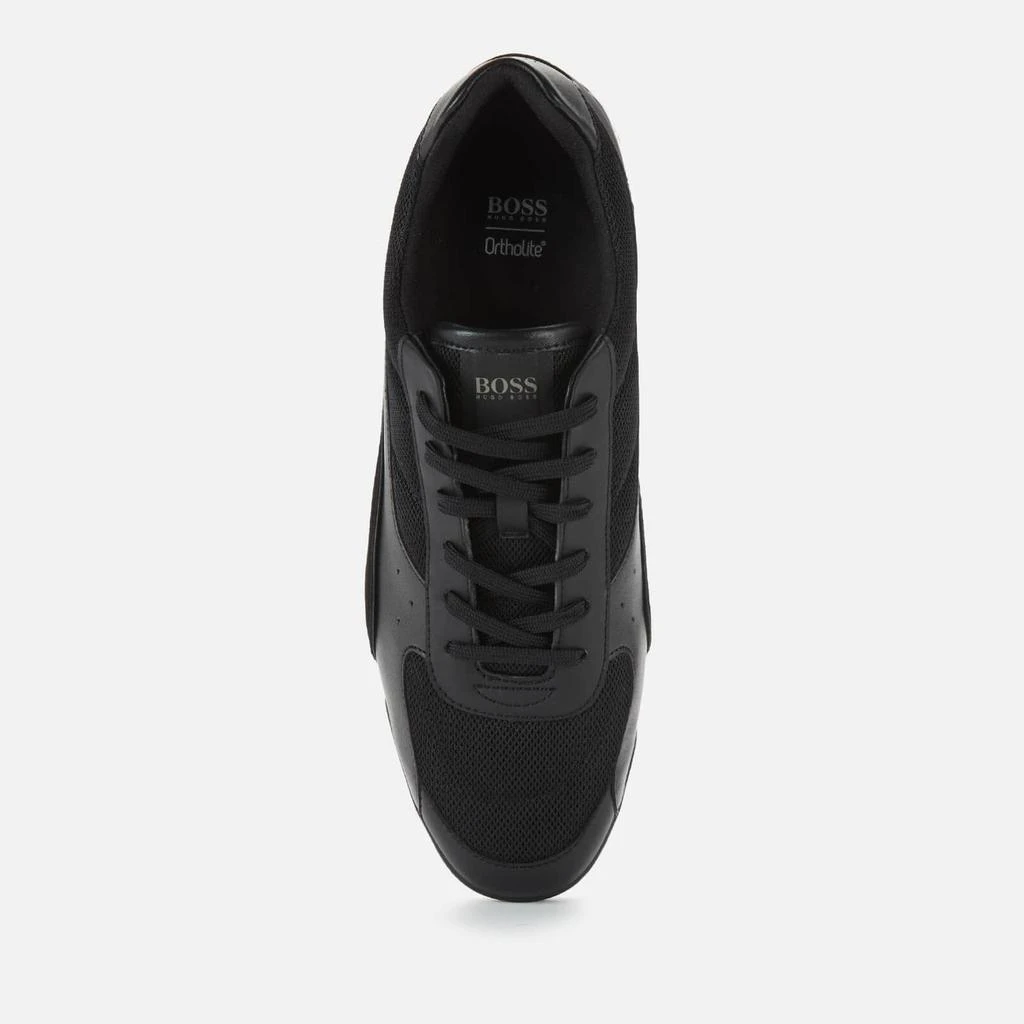 商品Hugo Boss|BOSS MEN'S SATURN LOW PROFILE TRAINERS - BLACK,价格¥809,第3张图片详细描述