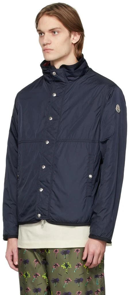 商品Moncler|Reversible Navy & Red Tiger Stripe Jacket,价格¥10667,第5张图片详细描述