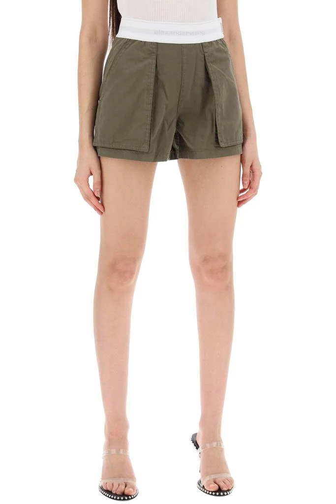 商品Alexander Wang|cargo shorts with elastic waistband,价格¥2443,第2张图片详细描述