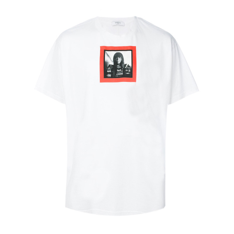 Givenchy 纪梵希 白色纯棉男士半袖T恤 17W7177651-100商品第1张图片规格展示