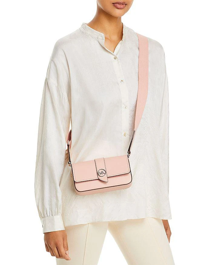 商品Michael Kors|East West Mini Leather Sling Crossbody ,价格¥750,第2张图片详细描述