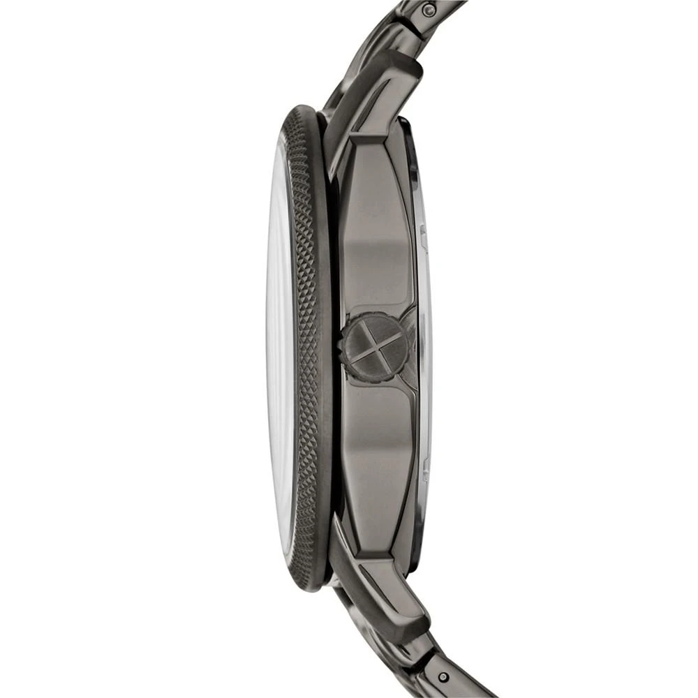 商品Fossil|Men's Machine Gray Tone Stainless Steel Bracelet Watch 42mm FS4774,价格¥1196,第2张图片详细描述