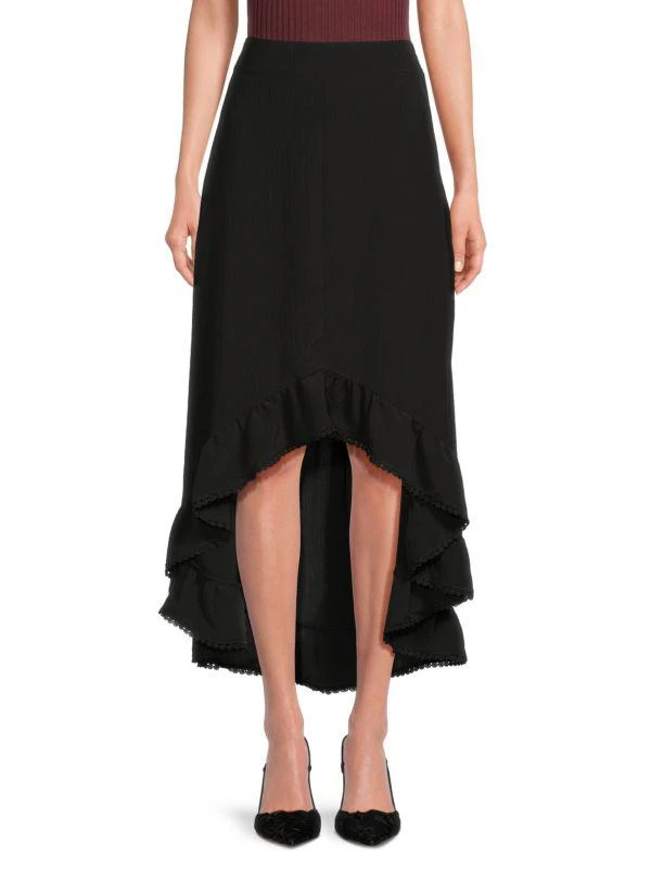 商品AREA|Kelli Ruffle High Low Skirt,价格¥318,第1张图片