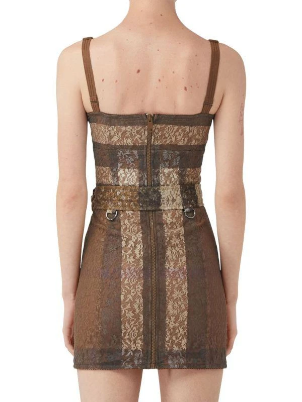 商品Burberry|Belted Lace Bustier Mini Dress,价格¥3649,第2张图片详细描述