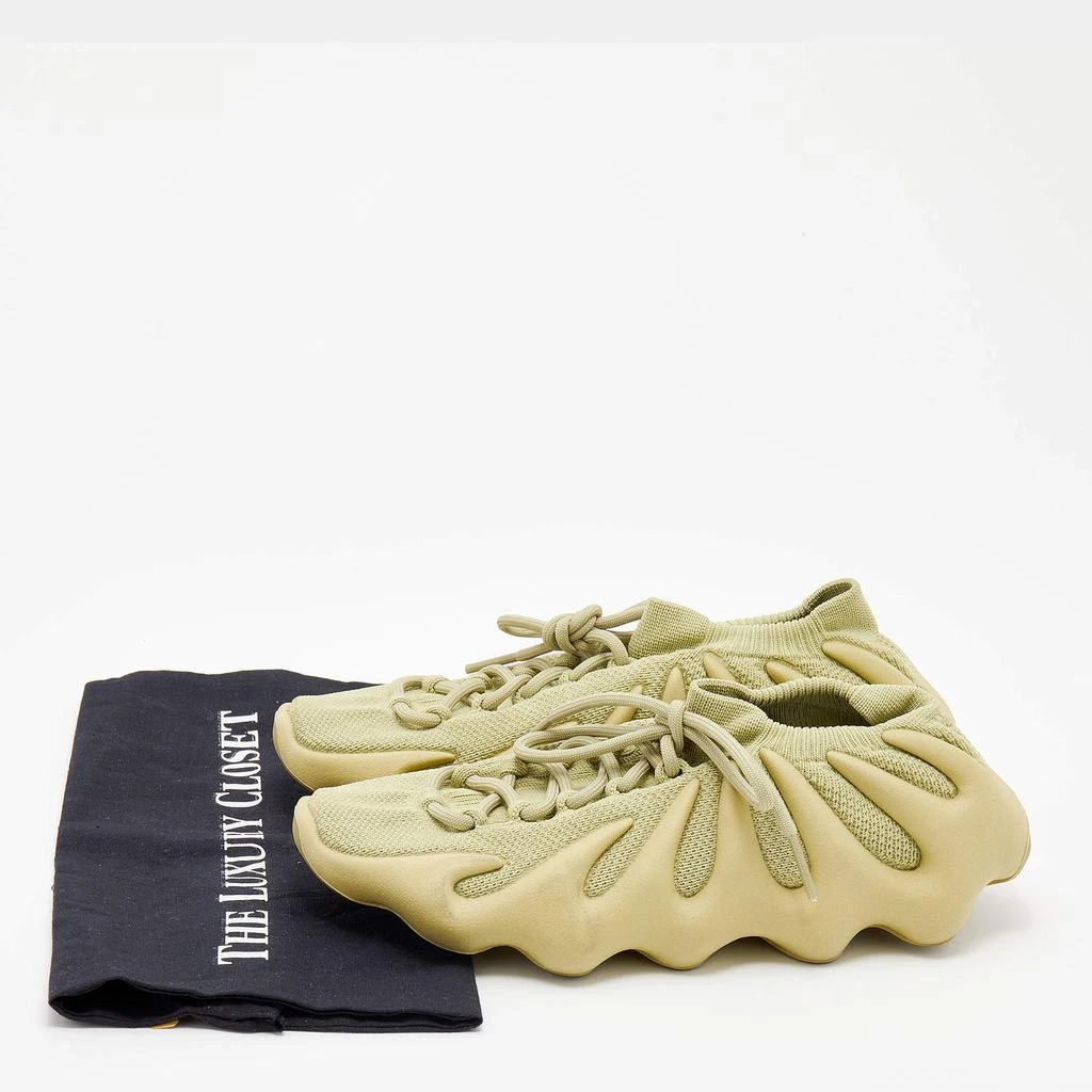 Yeezy x adidas Green Knit Fabric 450 Dark Sulfur Sneakers Size 40 2/3 商品