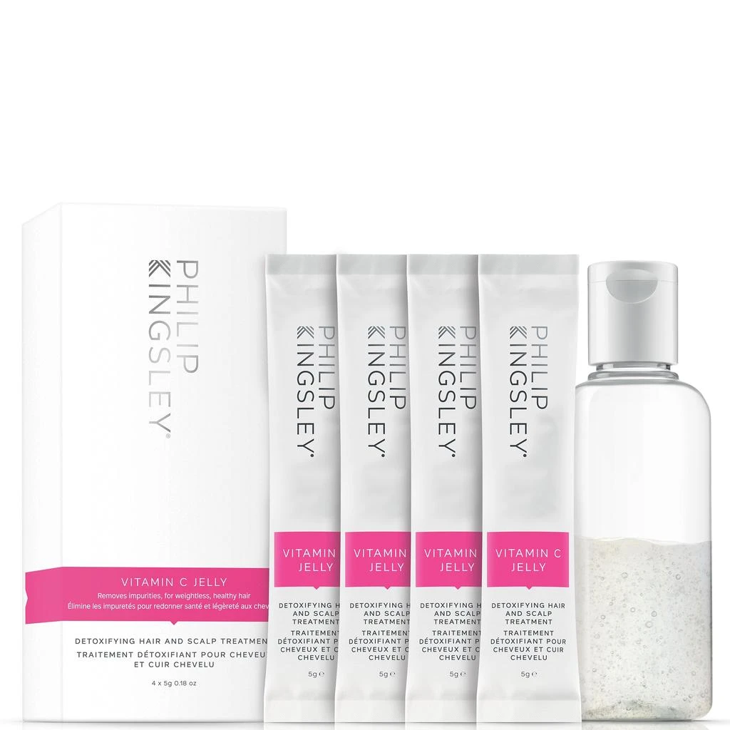 商品Philip Kingsley|Philip Kingsley Vitamin C Jelly Detoxifying Hair Scalp Treatment 4 piece,价格¥367,第1张图片