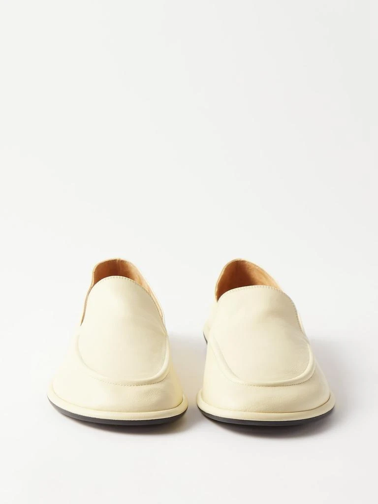 商品The Row|Canal grained-leather loafers,价格¥7355,第5张图片详细描述