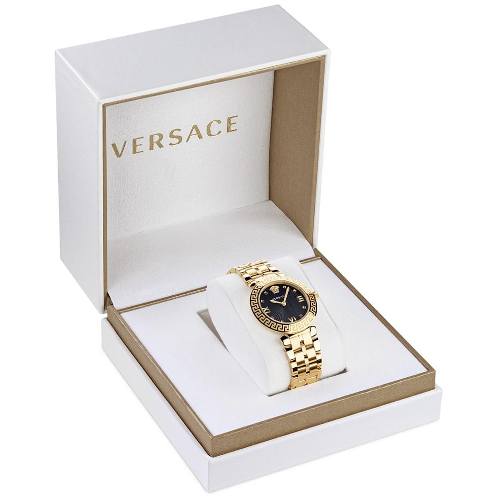 Women's Swiss Greca Icon Gold Ion Plated Stainless Steel Bracelet Watch 36mm商品第4张图片规格展示