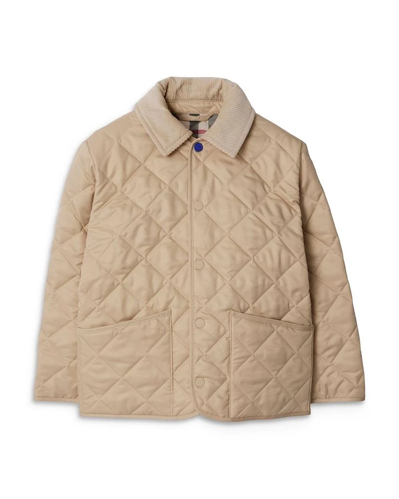 商品Burberry|Girls' Quilted Barn Jacket - Little Kid, Big Kid,价格¥2371,第1张图片